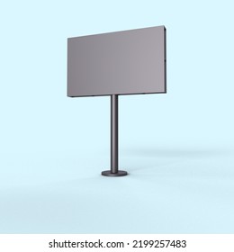 Blank 3d Billboard Model For Mockup  