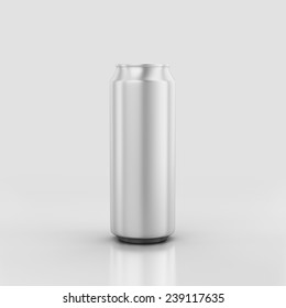 Blank Aluminum Can Isolated On A Limbo