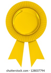 Blank Award Ribbon Rosette Stock Illustration 128037794