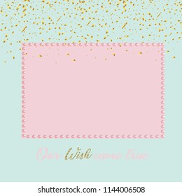 Blank baby shower background. design. frame - Powered by Shutterstock