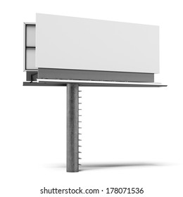 Blank Billboard Isolated