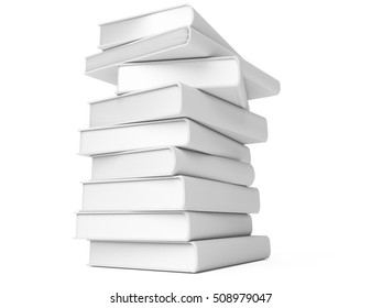 Blank book. 3D rendering