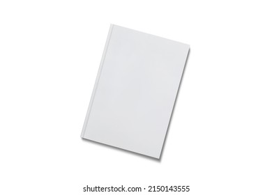 Blank Book Cover Template On White Stock Illustration 2150143555 ...