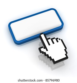 Blank button with hand cursor