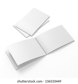 Blank Catalog In A4 Horizontal Orientation Size On White