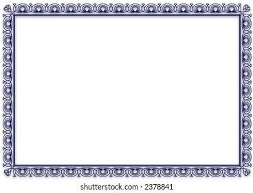 Blank Certificate / Award Frame - Powered by Shutterstock