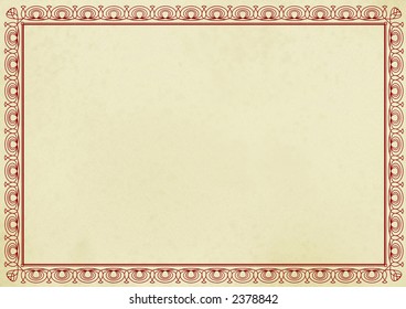 Blank Certificate / Award Frame - Powered by Shutterstock