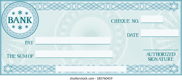 Blank Check (business Cheque Design)