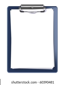 Blank Clipboard Isolated On White