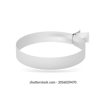 Blank cloth wristband mockup. 3d illustration isolated on white background  - Powered by Shutterstock