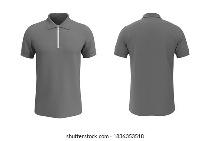 Black Blank Polo T Shirt Template Stock Photo 690351964 | Shutterstock
