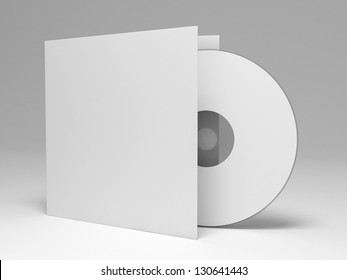 Blank compact disk with cover