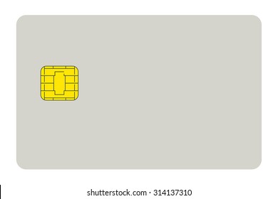 Blank Credit Card Isolated On White Stock Illustration 314137310 ...