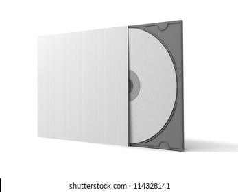 Blank DVD CD Case And Disc