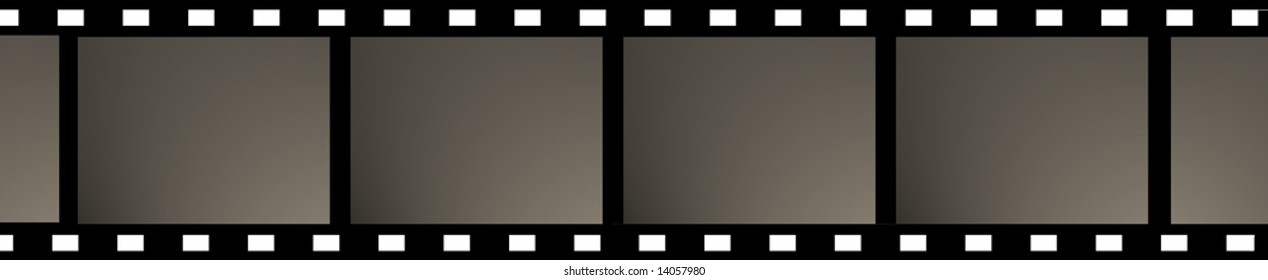 Blank Film Strip Frame Theater Curtain Stock Illustration 123279895