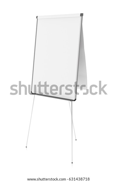 Blank Flip Chart Standing Isolated On 库存插图 631438718 Shutterstock 7985