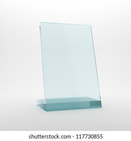 Blank Glass Award Plate