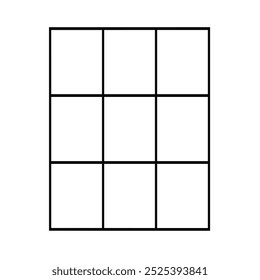 Blank grid template for design and planning. - Powered by Shutterstock