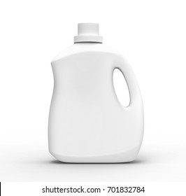 White Plastic Bottles Packaging Laundry Detergent Stock Photo ...