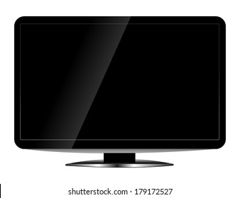 Blank Lcd Tv Template Stock Illustration 179172527 | Shutterstock