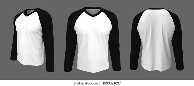 Download Blank T Shirt Raglan Mockup Images Stock Photos Vectors Shutterstock