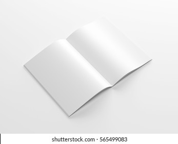 Blank Magazine, Album Or Brochure Mockup, 3d Rendering