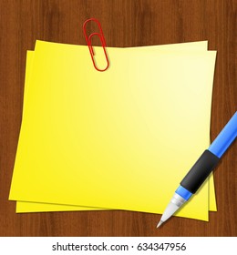 Blank Message Notepad Representing Copyspace To Do 3d Illustration