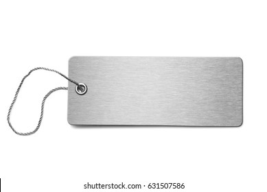 Blank Metal Dog Tag Isolated 3d Illustration