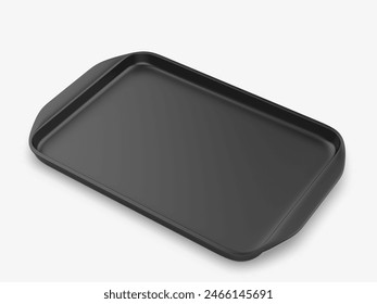 Blank multi purpose tray template 3d illustration. - Powered by Shutterstock