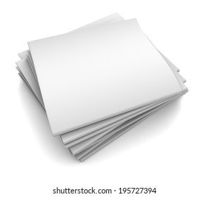 Blank Newspaper Stack