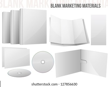 Blank Office Marketing Materials