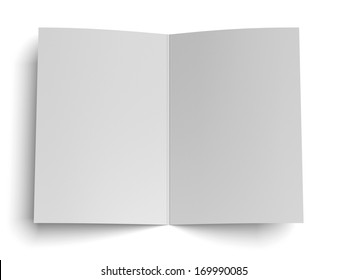 blank opened paper - Shutterstock ID 169990085