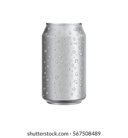 aluminum drink can template beer juice stock vector 426067315