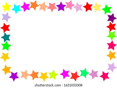 Blank Page Colorful Page Frame Stock Illustration 1631033308