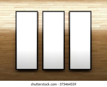 Blank Painting, Triptych Mockup