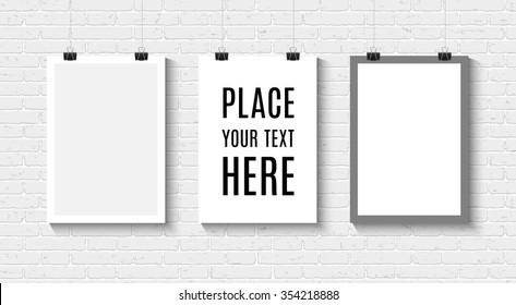 Download 3 Mockup Poster Images Stock Photos Vectors Shutterstock PSD Mockup Templates