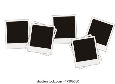 blank photos isolated on white - Shutterstock ID 47396530