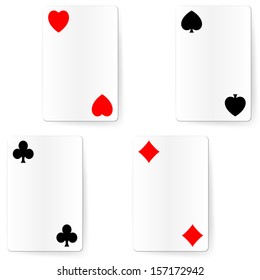 Blank Play Cards Stock Illustration 157172942 | Shutterstock