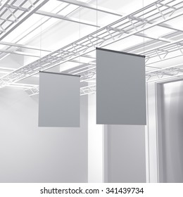 Blank Poster Hanger Template