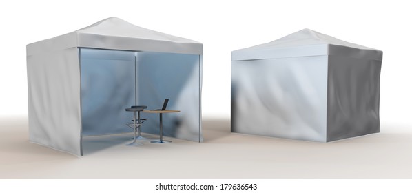 Blank Promotion Tent