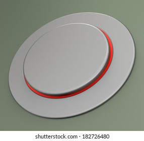 Blank Push Button Or Switch Showing Copyspace