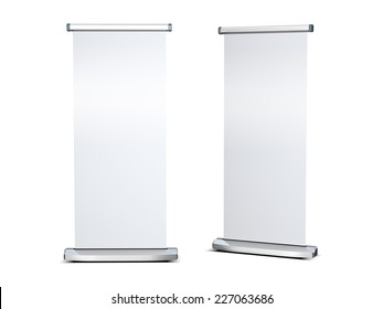 Blank Roll Up Banner Display