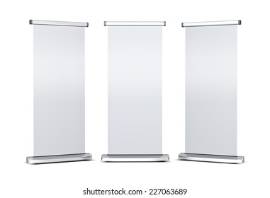 Blank Roll Up Banner Display