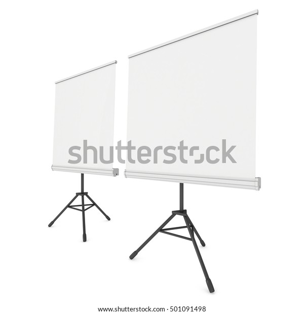 Download Blank Roll Expo Banner Stand On Stock Illustration 501091498 Yellowimages Mockups