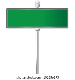 Vector Illustration Green Arrow Sign On Stock Vector (Royalty Free ...