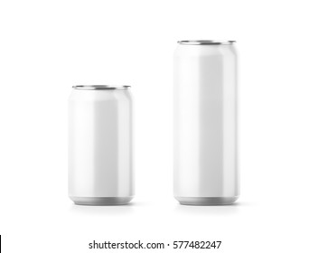 Blank Small Big Aluminium Soda Can Stock Illustration 577482247 ...