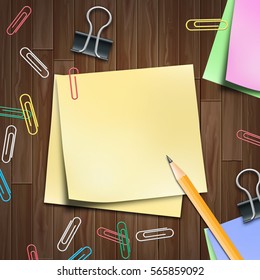 Blank Space Memo Pad Shows Copyspace 3d Illustration
