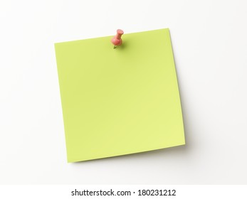 Blank Sticky Note Isolated On White Stock Illustration 180231212 ...