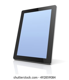blank tablet computer concept   3d illustration