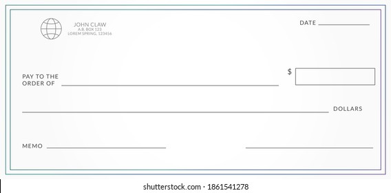 Similar Images, Stock Photos & Vectors of Blank template of the bank ...
